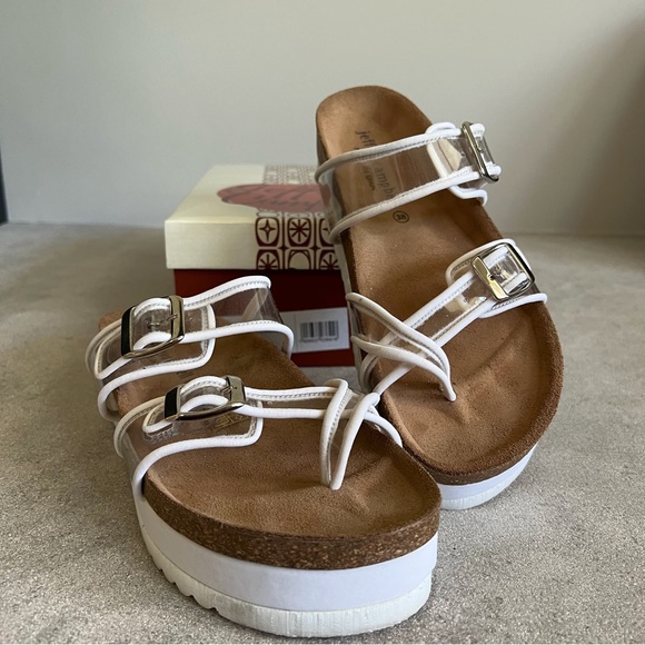 Jeffrey Campbell Fatu Sandal - clear/white - Picture 6 of 9